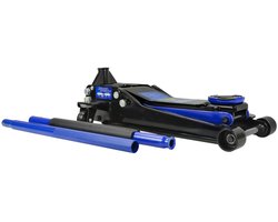 GEKO Hydraulische krik - laag profiel - snelle dubbele pomp - 3 ton - 75-500 mm