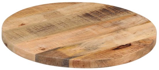 vidaXL Tafelblad rond 50x2,5 cm massief acaciahout