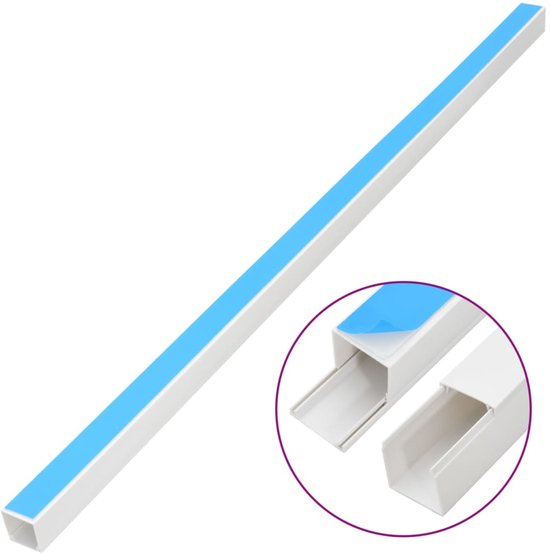 Kopp Kabelgoot - 20x10mm - 2m - Zwart