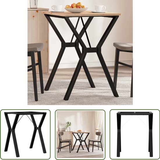 Eetkamer - Design - ECD Germany - Metalen onderstel - 72 cm