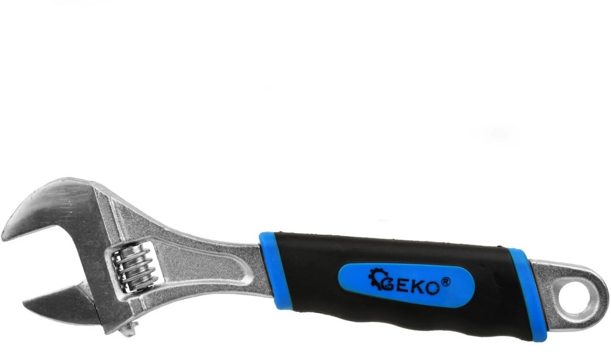 GEKO Verstelbare moersleutel - 0-30 mm - slipvast handvat - roestbestendig - 25 cm