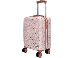 Zebra Trends Avonturier Koffer - Lichtroze