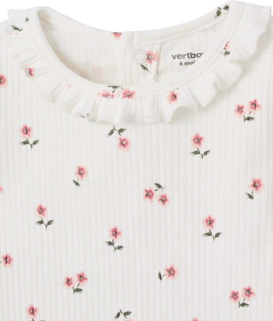 Vertbaudet T-shirt en maille côtelée bébé manches longues