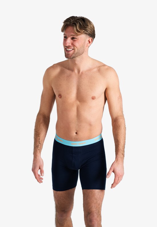Lot de 2 Boxers pour homme Happy Shorts avec jambes longues et imprimé floral - Taille XL