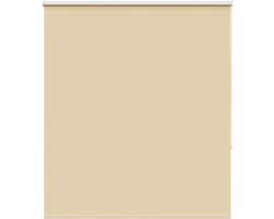 vidaXL - Rolgordijn - verduisterend - 130x175 - cm - stofbreedte - 126,6 - cm - beige