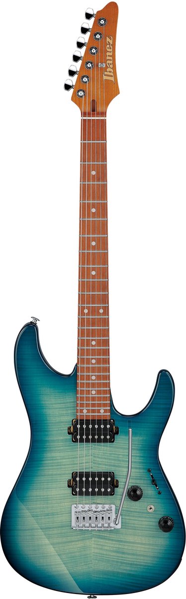 Ibanez Standard AZ24S1F-TXB Transparent Turquoise Burst - Elektrische gitaar