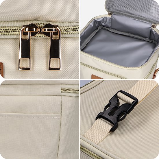 Lyxus® Koeltas - Kolftas voor Borstvoeding, Moedermelk, Baby en Lunch - Kolf - Moedermelk - Praktisch en Stijlvol - Lunchtas - Lunch Tas - Volwassenen - Dames - Heren - Koelrugzak van Lyxus — afbeelding 5