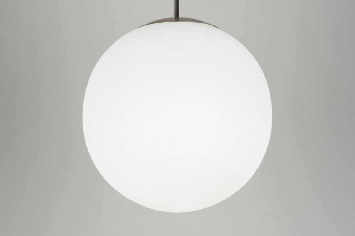 Lumidora Hanglamp 64884 - SNOW - E27 - Wit - Glas - ⌀ 40 cm