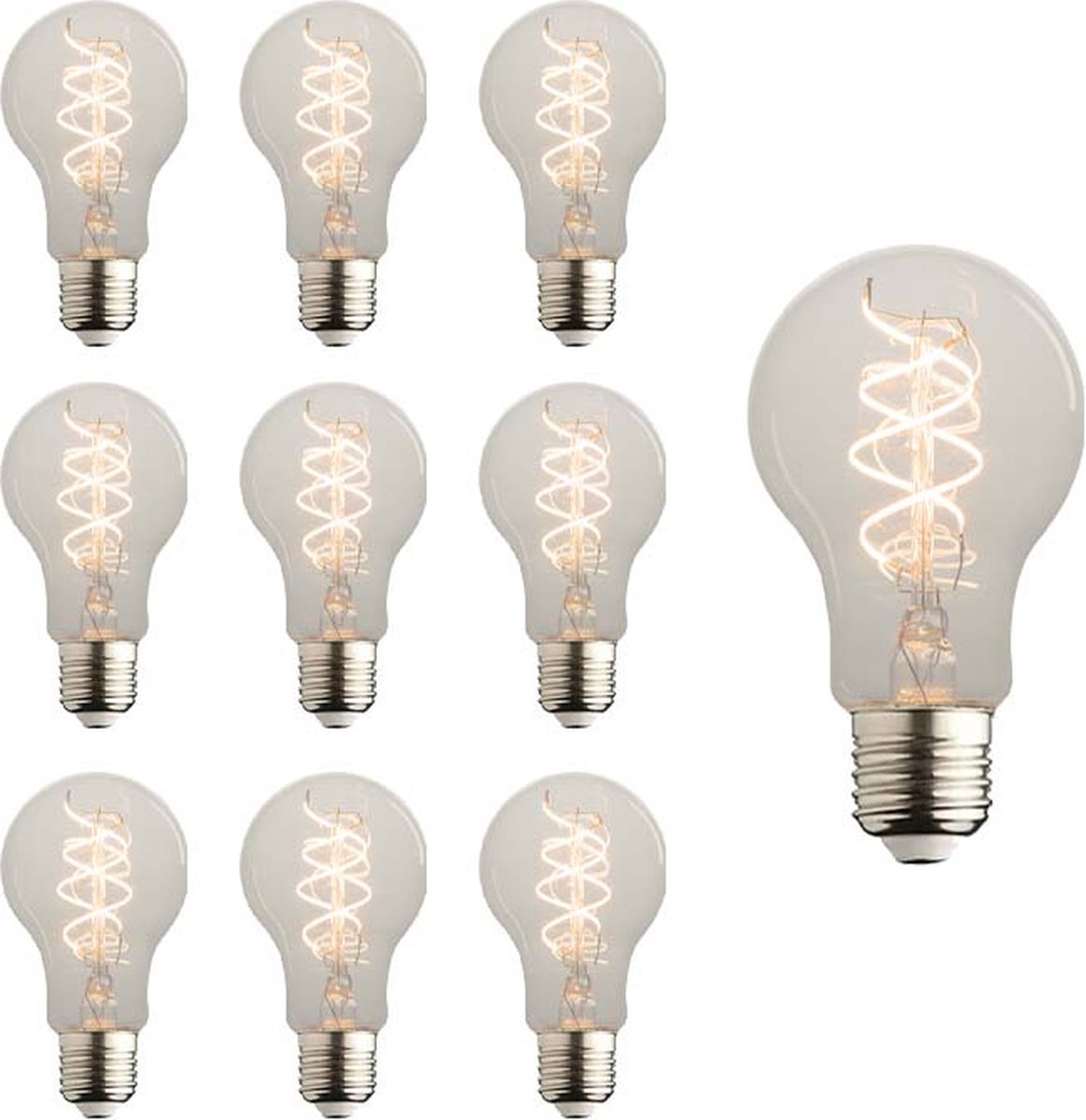 Lybardo - E27 LED Lamp - 10-pack - 7.1W Dimbaar - 2700K Warmwit Licht