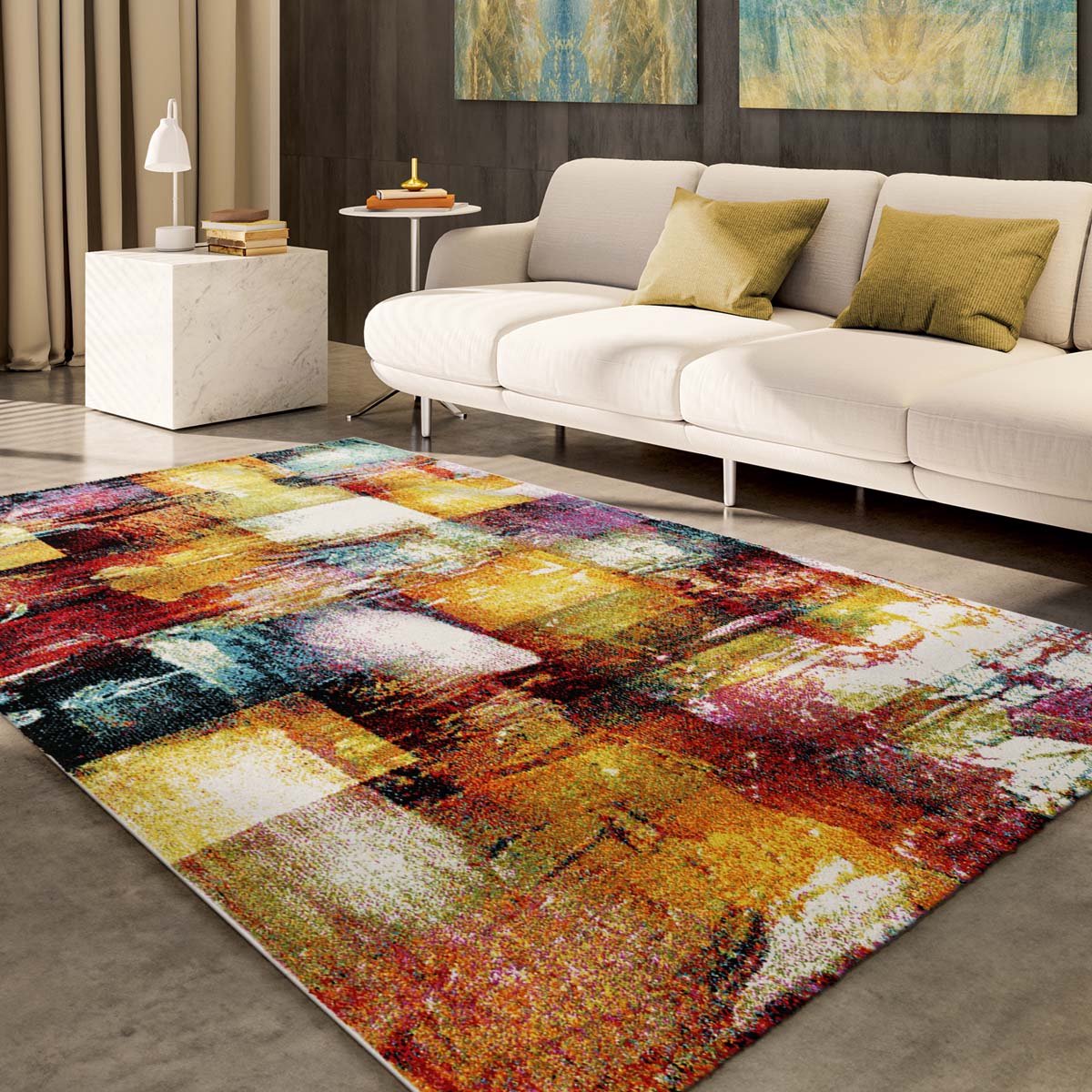 Modern vloerkleed - Shae multi 120x170