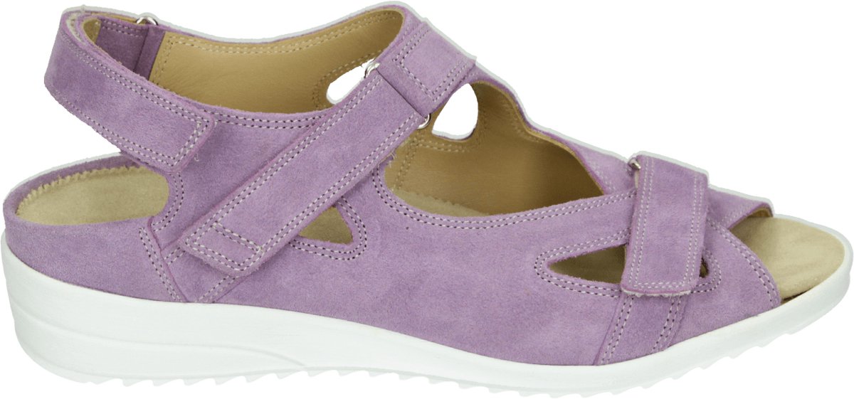Durea 7419 G Platte sandalenDames Sandalen Paars