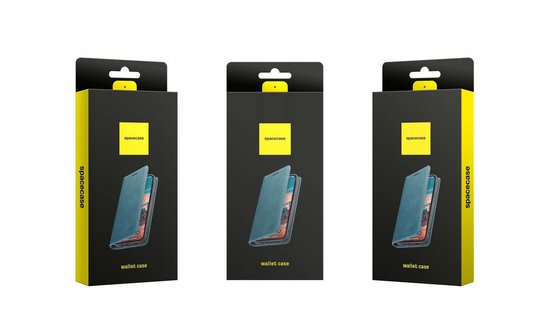 Étui portefeuille Spacecase pour Samsung Galaxy A50 Blauw