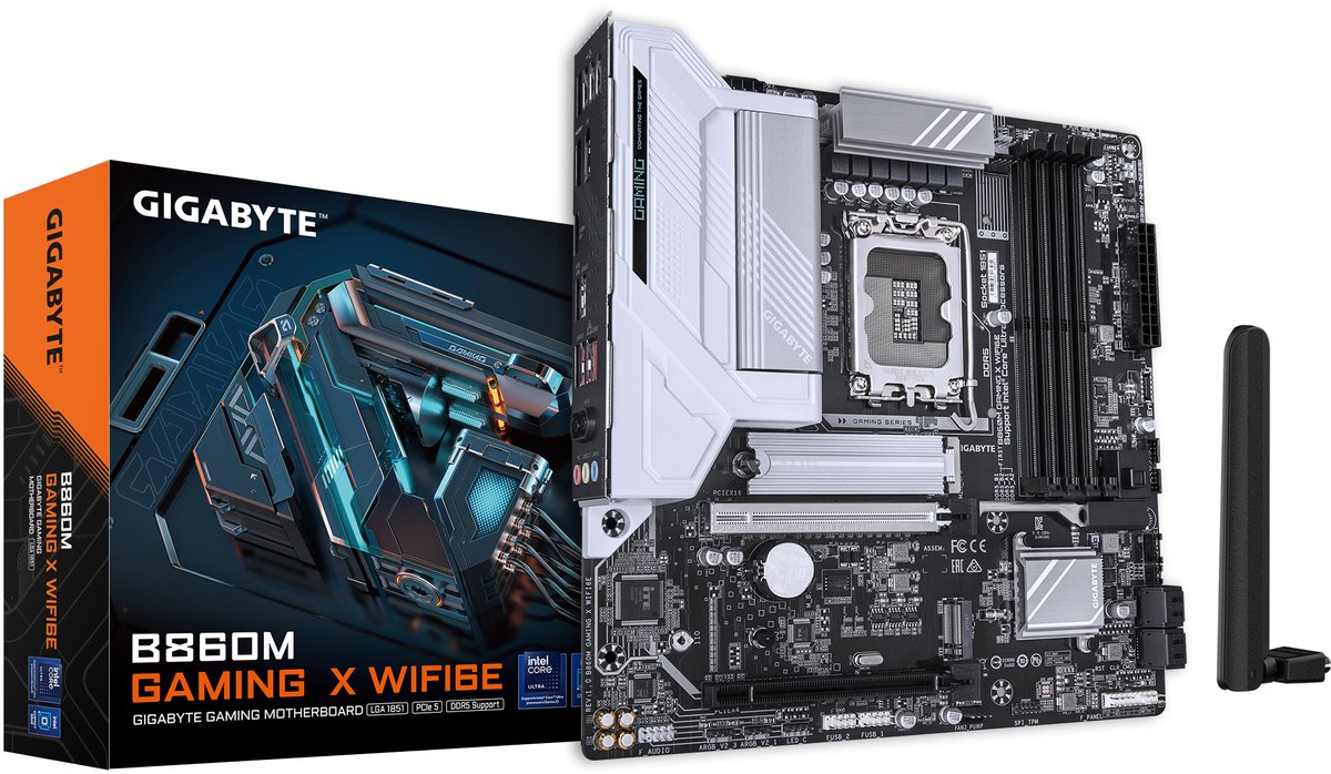 GIGABYTE B860M GAMING X WIFI6E moederbord