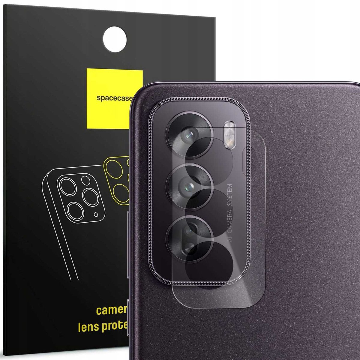 Spacecase Gehard Glas Voor Oppo Reno 12 5G 12 Pro 5G Camera