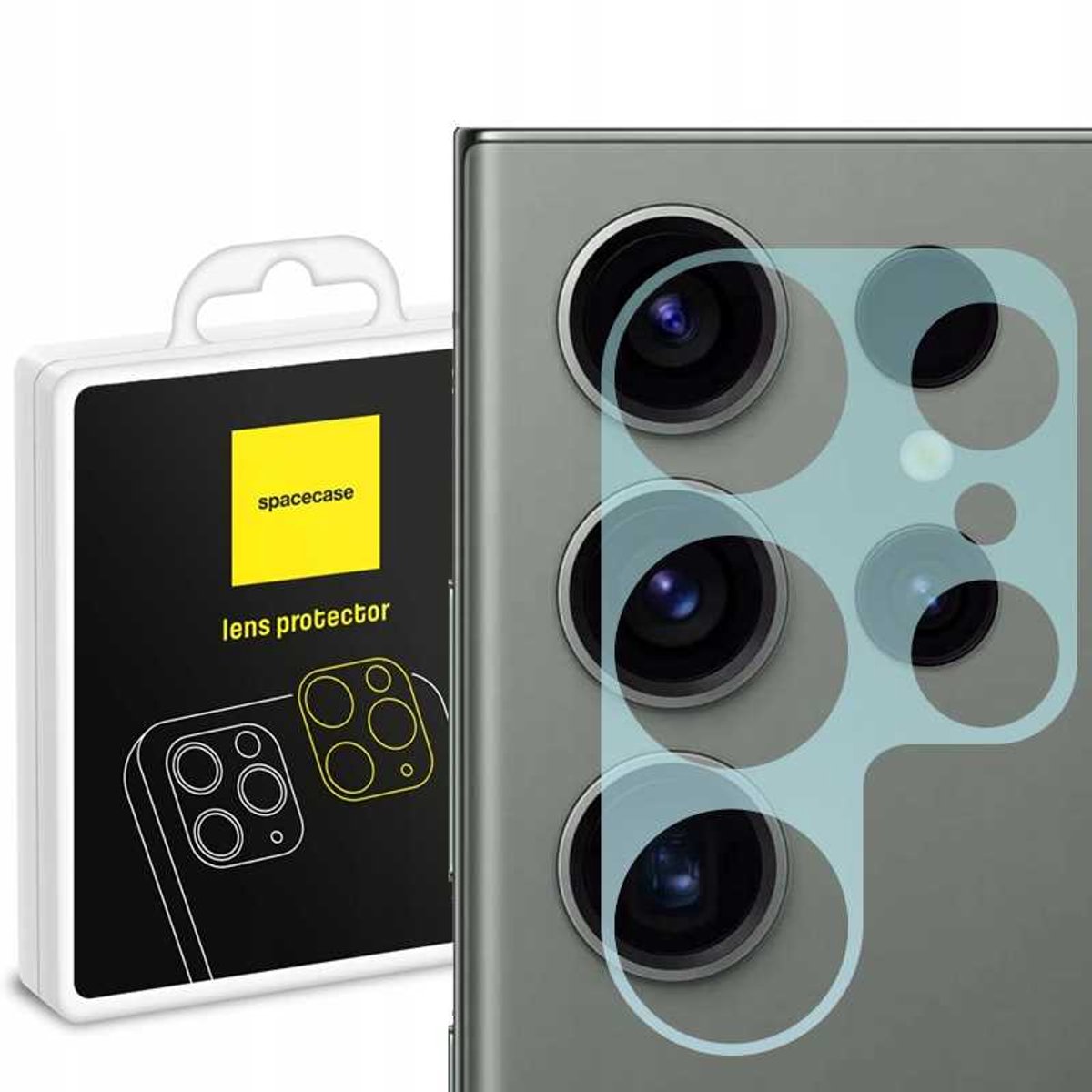 Spacecase Cameraglas Van Gehard Glas Voor Samsung Galaxy S23 Ultra