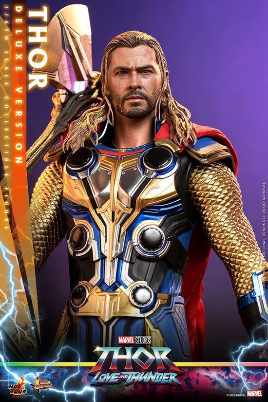 Hot Toys Thor Love and Thunder Figuur - Deluxe 1:6 Scale - 32 cm | bol