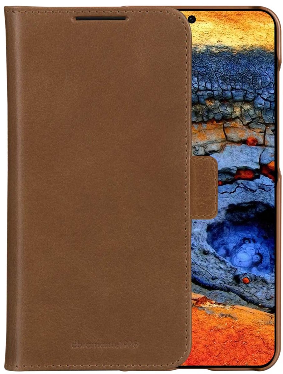 dbramante1928 Lynge Bookcase geschikt voor Samsung Galaxy S25 - Bruin