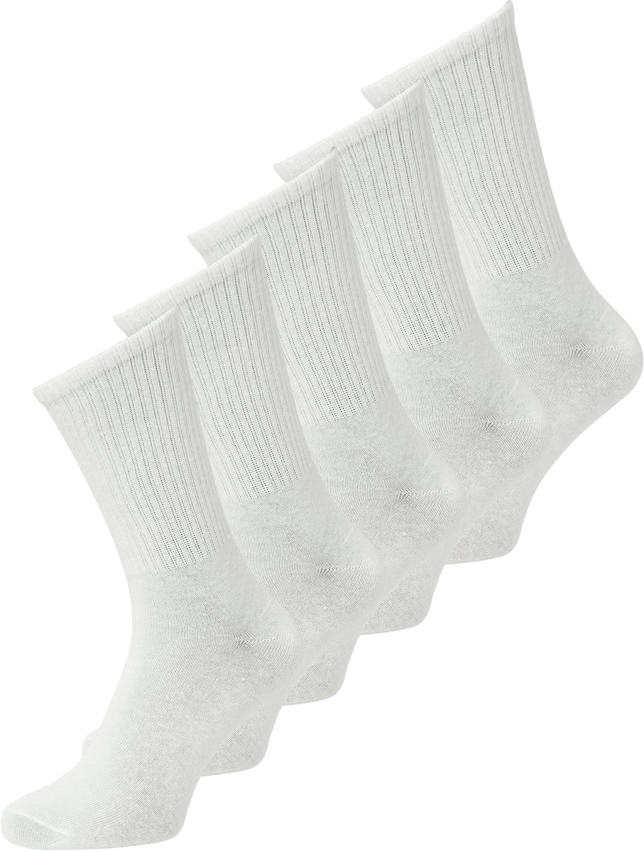 Merkloze Tennis Sokken - 5 Paar, Wit