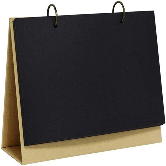 DIY Bureau Kalender - Metal Coil Spiral Binding - Acid-Free Kraft Papier - Desktop Easel Planner - Agenda & Planning - Voor Thuis of Kantoor - Zelfstandige Opstelling