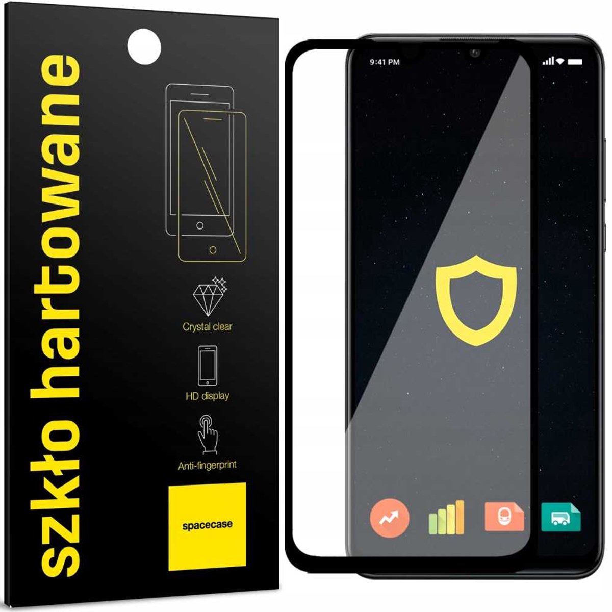 Spacecase 5D Gehard Glas Voor Huawei P30 Lite Schermbescherming