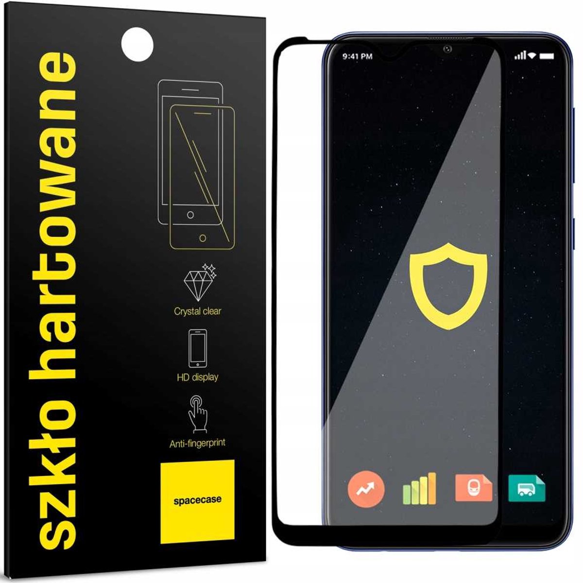 Spacecase 5D Gehard Glas Voor Samsung Galaxy A10 Beschermende