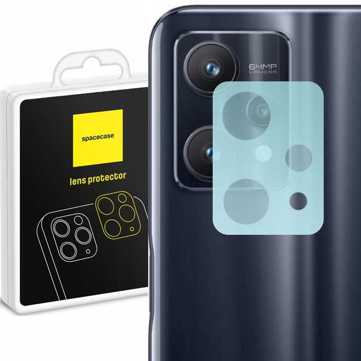 Spacecase Gehard Glas Voor Realme 9 5G 9 Pro Cameraglas