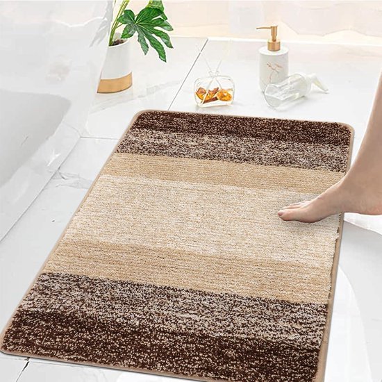 VOUNOT® Badmat Antislip, Microvezel Badkamer Mat Absorberend, Pluizig