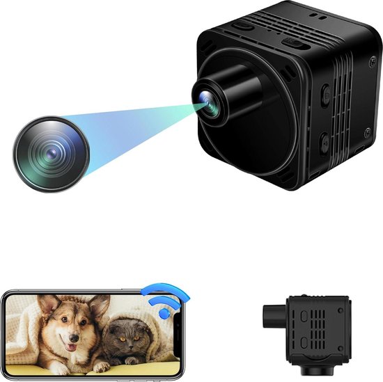 SecuraLen Mini caméra, 4K UHD Wi-Fi, petite caméra, vision nocturne et