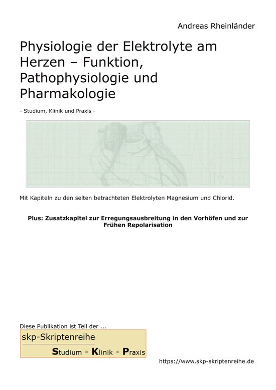 Physiologie der Elektrolyte am Herzen - Funktion, Pathophysi ... - cover
