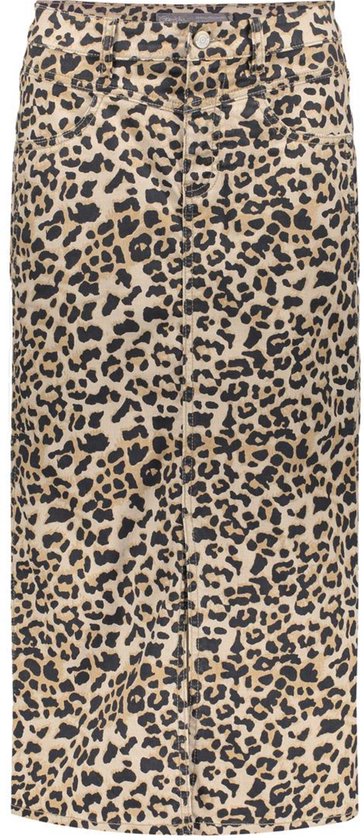 Rok Geisha Rok à Motif Léopard 56012 10 000720 Sable/Imprimé Léopard Taille Femme - L