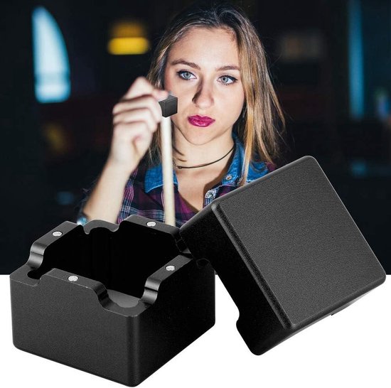 Poolkeu-krijthouder, magnetische biljartkrijthouder met riemclip Poolkeu-krijthouder, magnetische biljartkrijthouder met riemclip