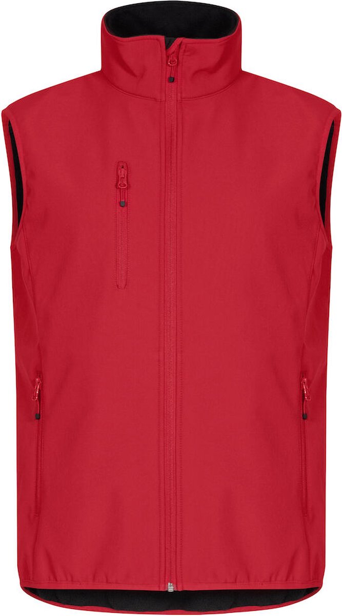 Clique Classic Softshell Vest 0200911 - Rood - XS