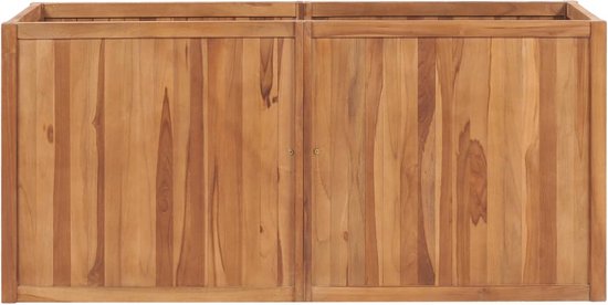 vidaXL Plantenbak verhoogd hekontwerp 150x50x70 cm massief douglashout, bloempot, buitenpot, planten pot, bloembak, plantenpot, tuinpot