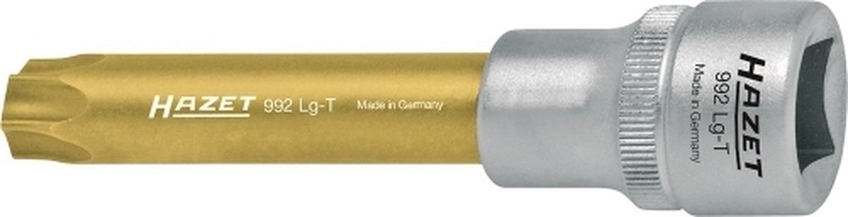HAZET Dopsleutelbit 992LG-T50 · 1/2 inch (12,5 mm) vierkant hol · Binnen-TORX®-profiel · SW T50