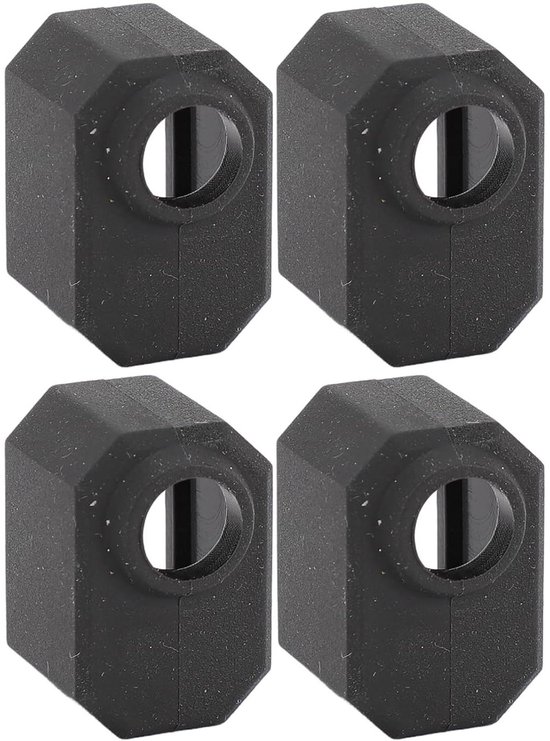 6 Stuks Hotend Siliconen Sokkels Voor Ender 3 V3 SE – Hittebestendig Tot 280°C – Vlamvertragend – Stabiele Printtemperatuur