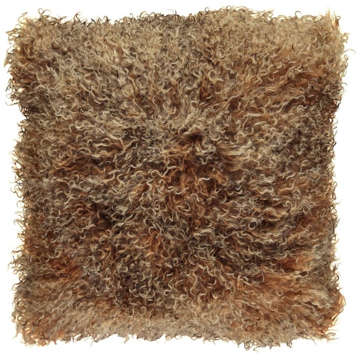 Sheepskin House - Curly Schapenvacht Kussen - Dubbelzijdig - 40x40 cm