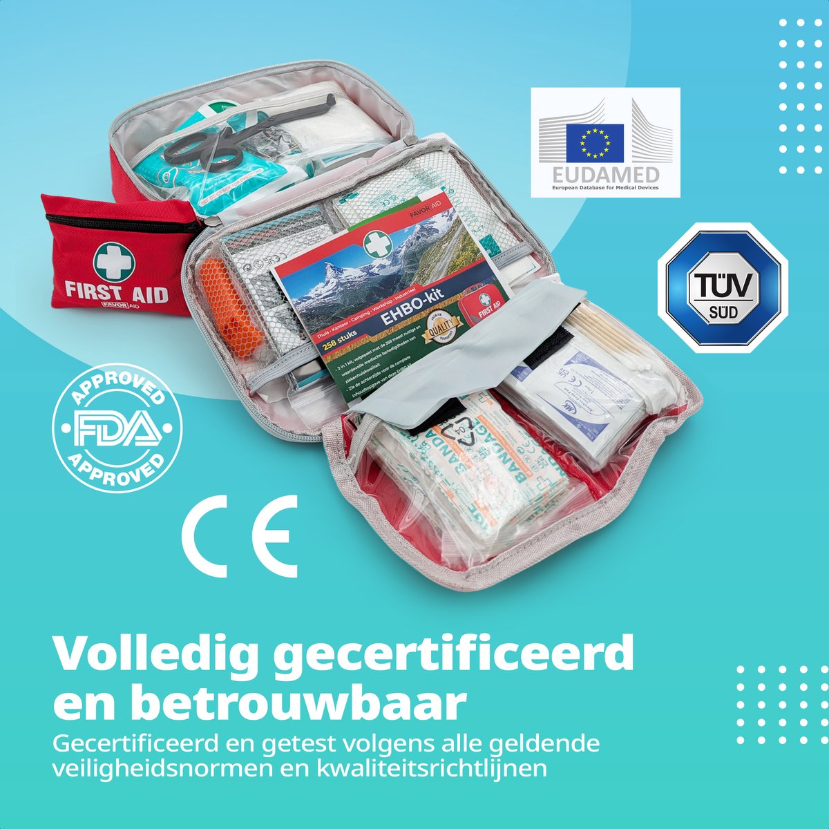 Travel 110 delige EHBO-kit | Ehbo koffer
