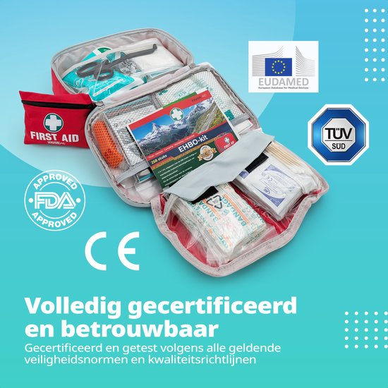 FavorAid 258-delige EHBO kit - ehbo koffer - verbanddoos - verband - noodpakket
