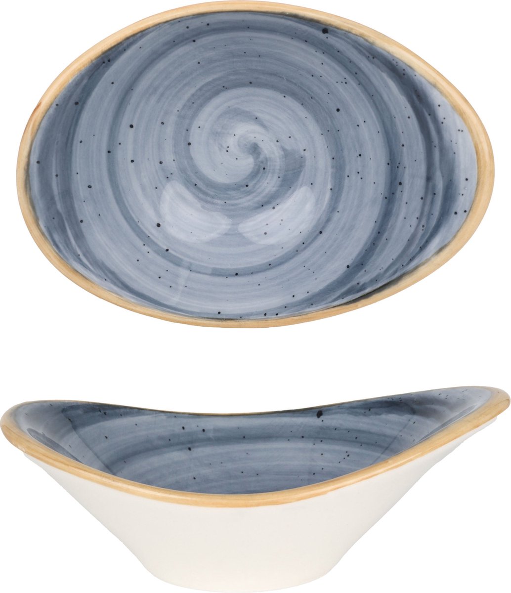 Bonna Serveerschaal - Aura Dusk - Porselein - 10 cm (45cc) - set van 2