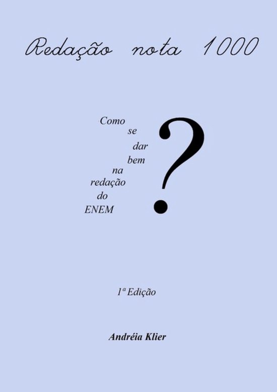 Redação Nota 1000 - cover