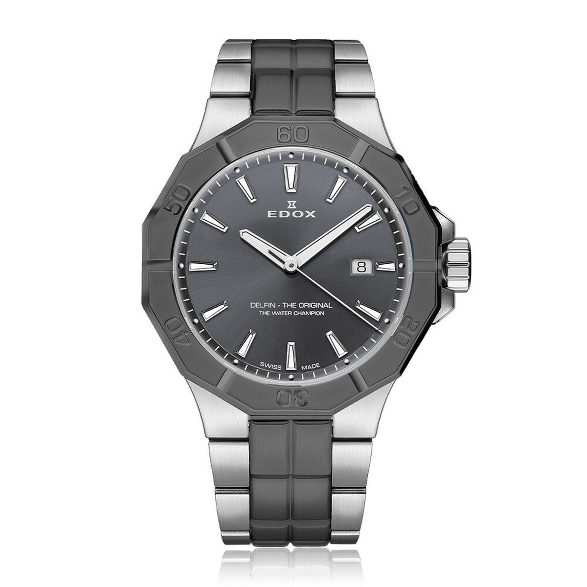 EDOX Delfin The Original 53021-3GM-GIN mannen horloge