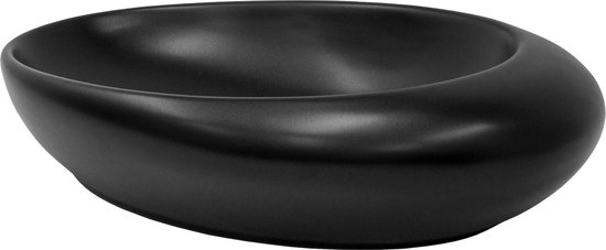lavabo 585x375x145 mm céramique ovale blanc