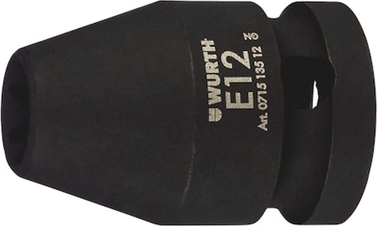 Wurth - 1/2 inch krachtdopsleutel, buiten-TX - Krachtdop 1/2 inch Voor schroeven met buiten-TX, kort x 1 st Soort aandrijving Binnenvierkant Aansluiting E12