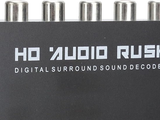 Audiodecoder - Audio Converter - Home Theater Geluid - 5.1 Kanaals Ondersteuning - Compact Formaat - Zwart van Merkloos — afbeelding 2