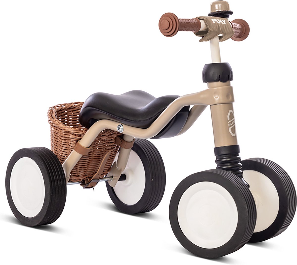 Loopfiets - Puky Wutsch - Beige - Met mandje en fietsbel - Vanaf 1,5 jaar — afbeelding 3