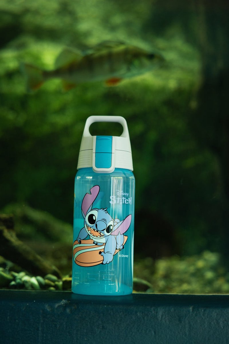 SIGG drinkfles kinderen Stitch Surfing 0,5l BPA-vrij waterfles.