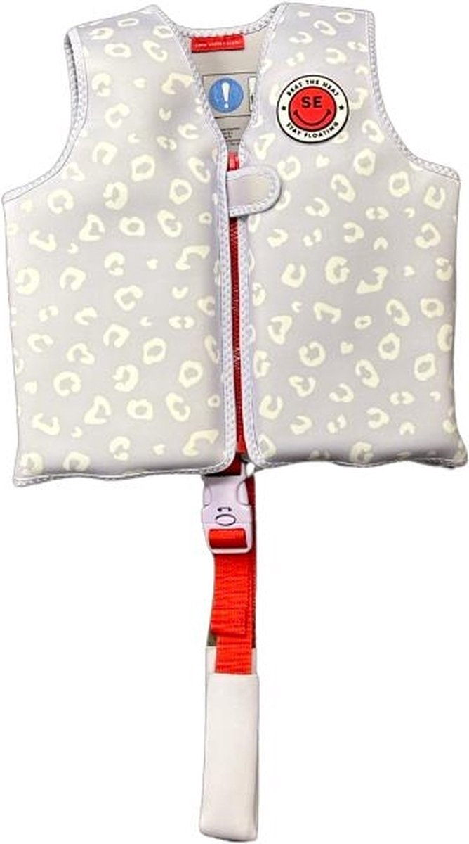 Swim Essentials | Lila Panterprint Baby Float 0 — afbeelding 9