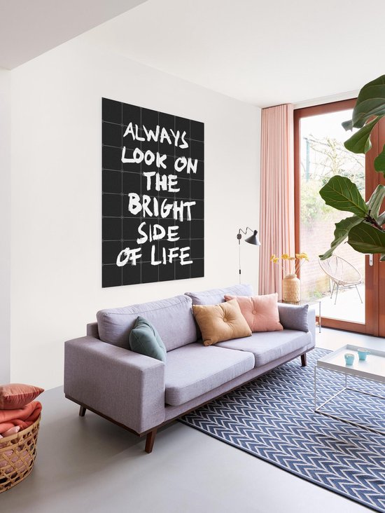 IXXI Always regarder du bon côté de la Life - Décoration murale - Abstrait - 60 x 80 cm
