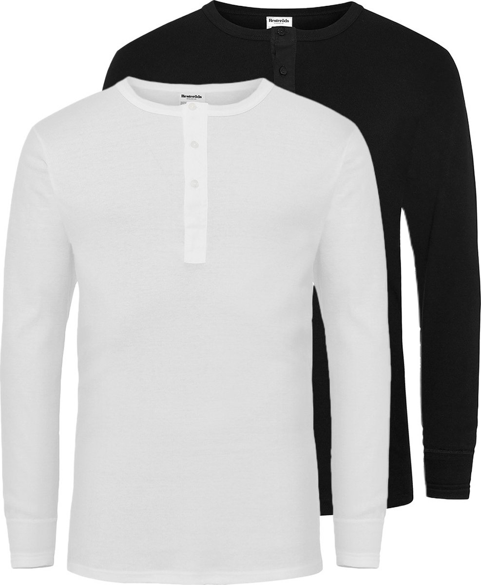Resteröds Heren longsleeve 2 pack Basic