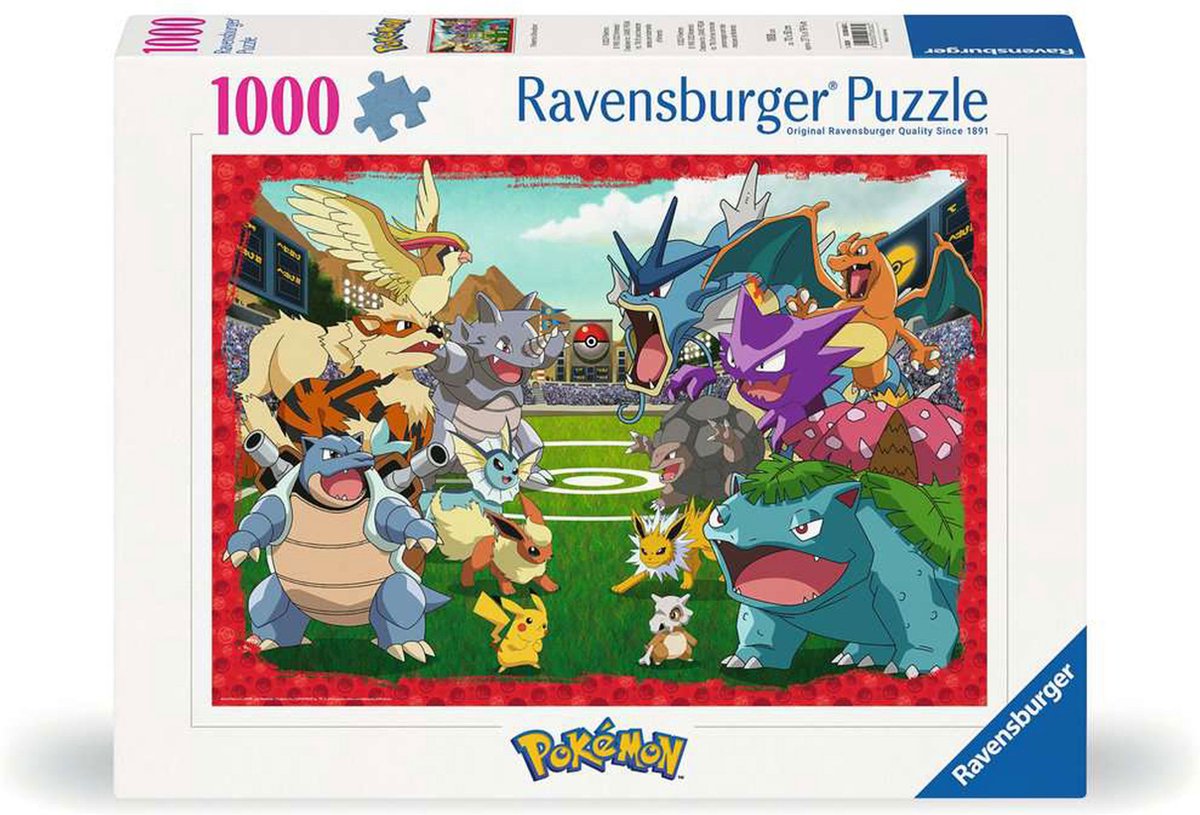 Pokémon Confrontatie Puzzel (1000 stukken)